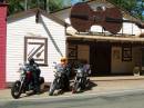 Cabin Run 2004;  Three bikes that braved the heat in Fiddle town!