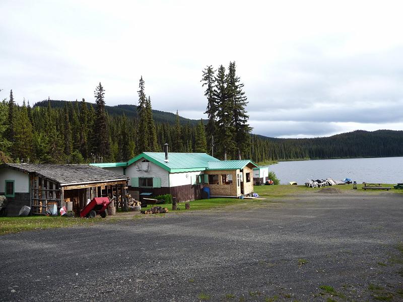 bc2ak-P0187.JPG - Alaska trip 08; bc2ak;Nadina Lake; Nadina Lake resort; Great rest spot! Hot showers, wood stove, bed :-)