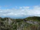 New Zealand; Mt Taranaki;  From the snow field base; View towards Wellington;