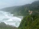 New Zealand; The South Island; Westport to Greymouth west coast highway;