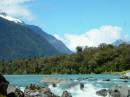 New Zealand; Waiatoto Jet Boat ride on the Waiatoto from the sea to the southern alps