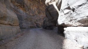 Titus, Slot Canyon at bottom, Death Valley