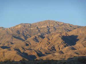 Mesquite Camp Ground Sunset, Death Valley