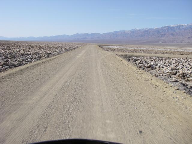 West side road, Death Valley