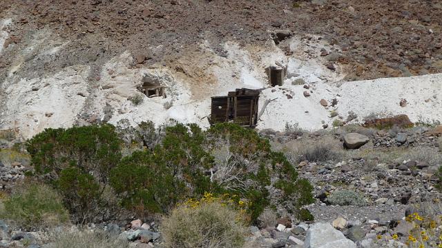 Old talc mine at Warm Springs, Death Valley
