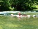 Sierra Swimming hole trip 20040730; Merced River on J16 Swiming hole; cooling off