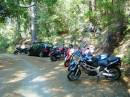 Cabin Run 2004;  Parking at the cabin