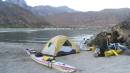 Loreto, Baja Feb 2006, Our first camp at Juncalito, a nicely arched beach facing north * Feb 08, 2006 - 07:08 AM