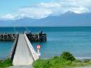 New Zealand; Jackson Bay wharf;