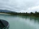 New Zealand; Waiatoto Jet Boat ride on the Waiatoto from the sea to the southern alps