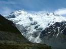 New Zealand; Aproach to Mount Cook;
